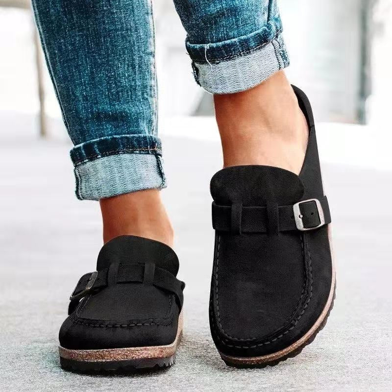 Lorvine Leather Slip-Ons